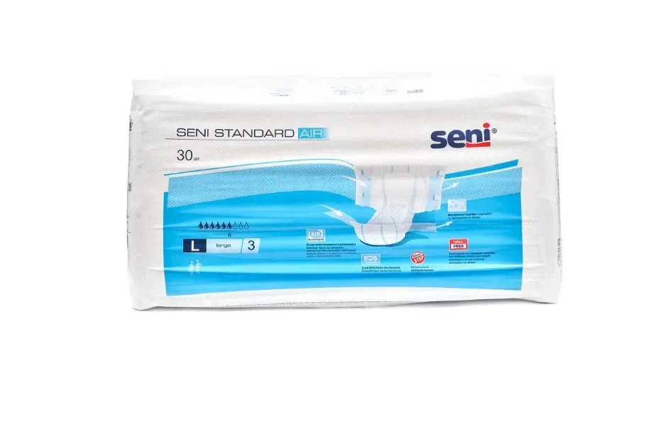 Подгузники для взрослых Seni Standard Air Large по 30 шт