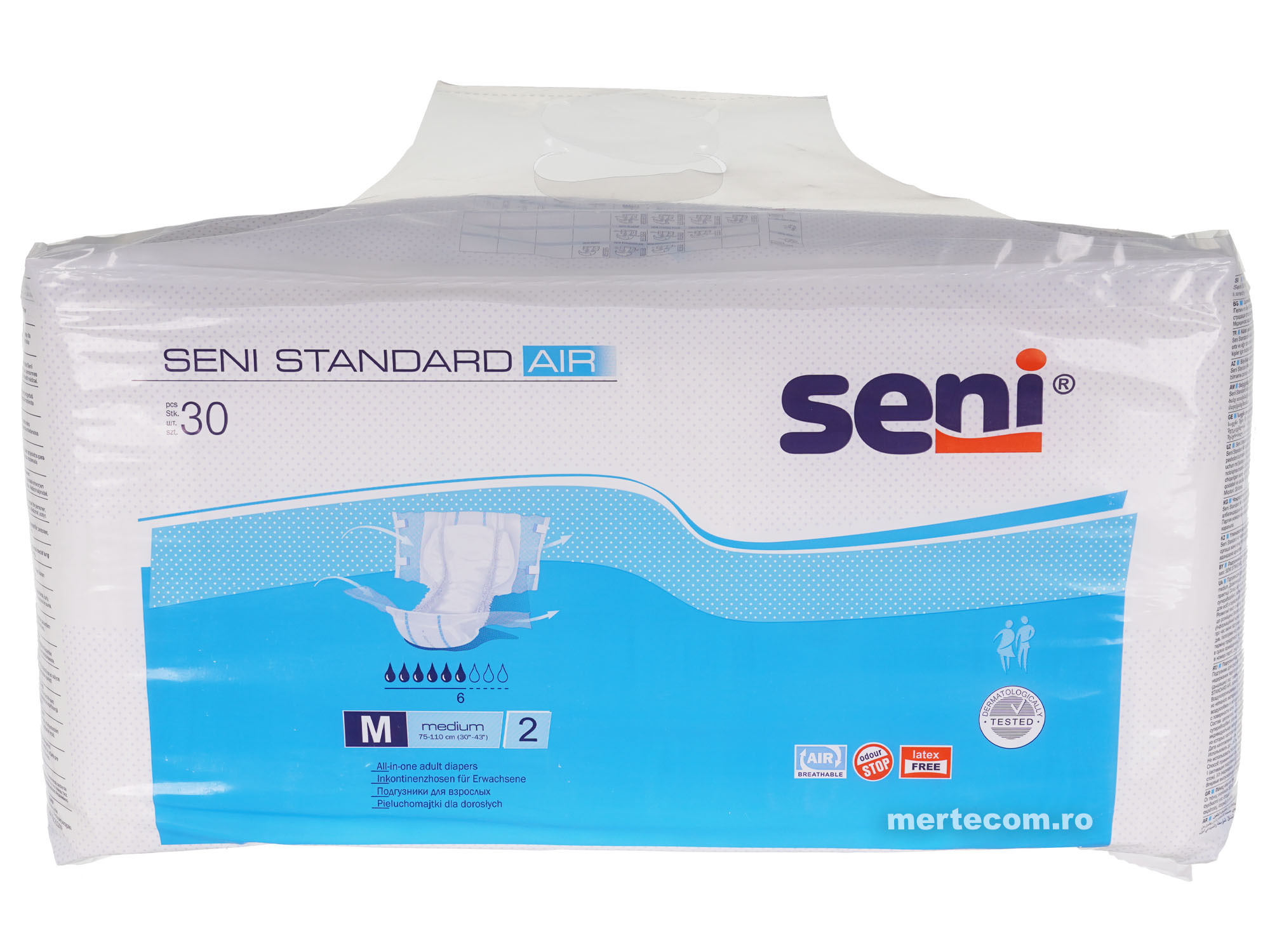 Подгузники для взрослых Seni Standard Air Medium 30 шт