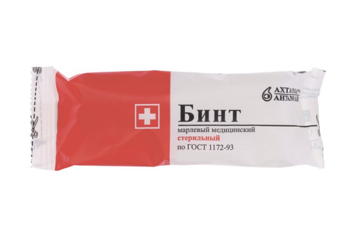 Бинт марлевый медицинский Ахтамар  5 м х 5 см