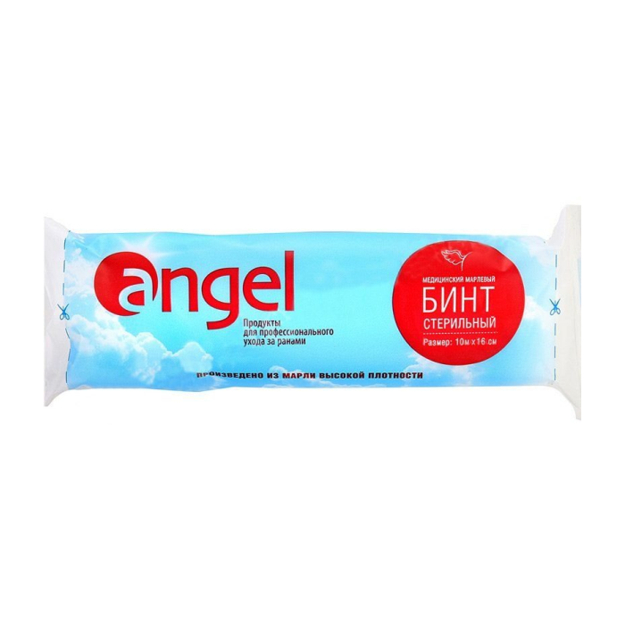 Бинт марлевый медицинский Angel 10 м х 16 см