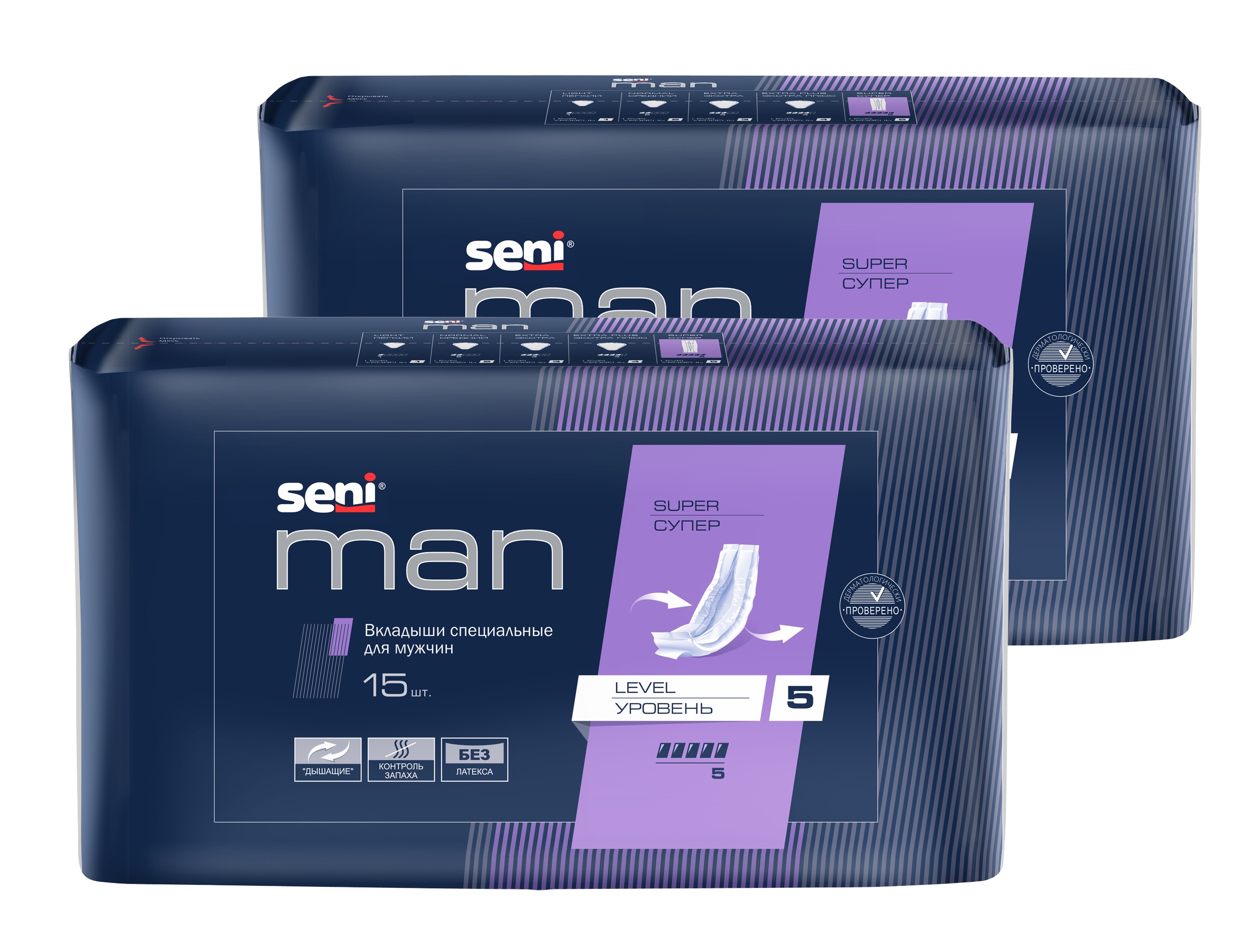 Вкладыши специальные для мужчин SENI MAN SUPER LEVEL 5