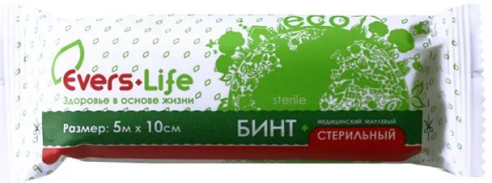 Бинт марлевый медицинский Evers Life 5 х 10см