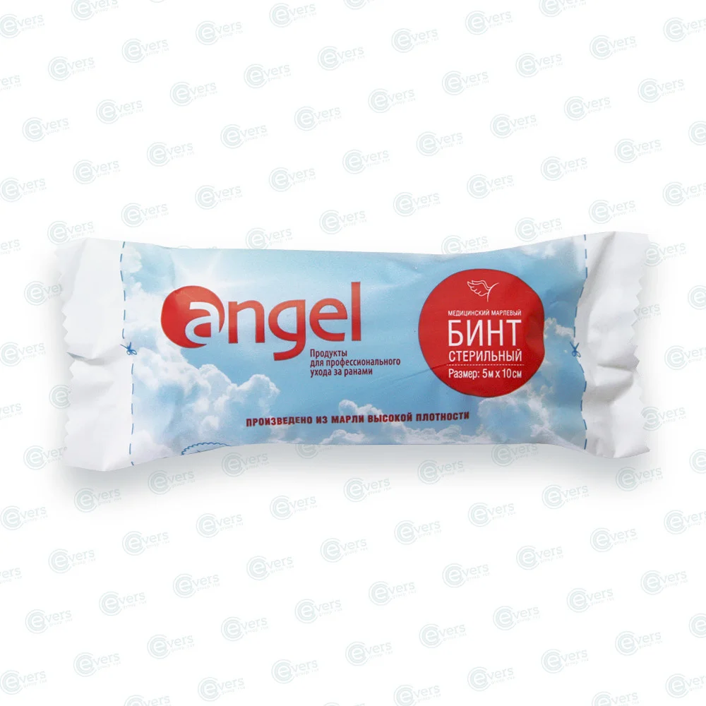 Бинт марлевый медицинский Angel 5 м х 10 см