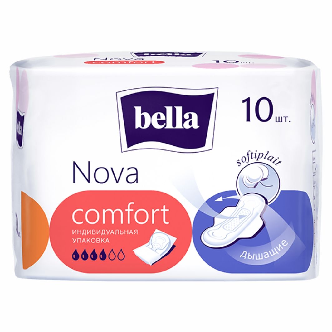 Прокладки женские гигиенические "bella" Nova Сomfort 10 шт