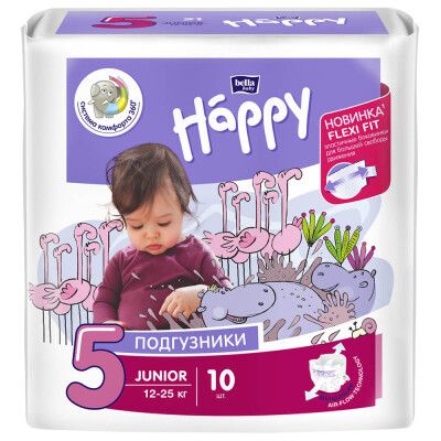 Подгузники детские "bella baby Happy" Junior 10 шт
