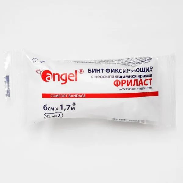 Бинты фиксирующие Фриласт Angel 6 см х 1,7 м