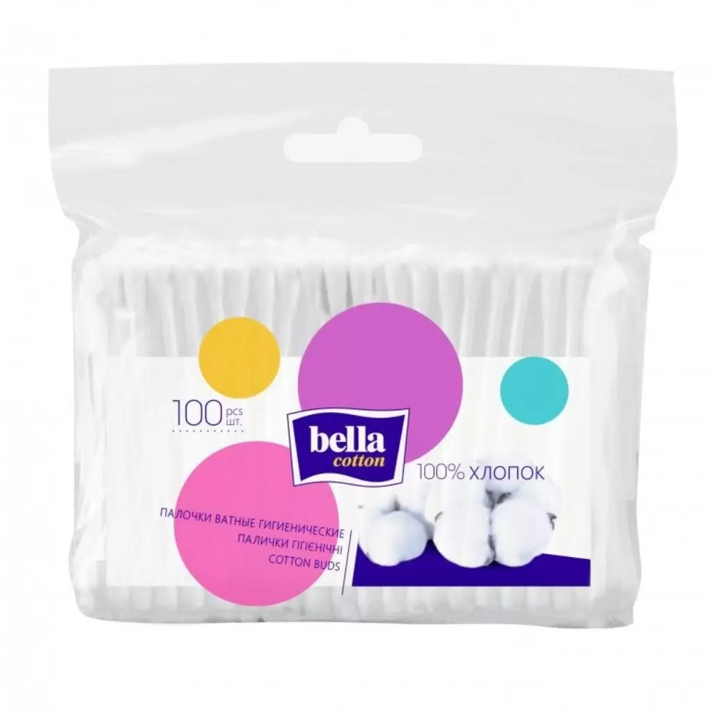 Ватные палочки "bella cotton Ватные палочки 100 шт