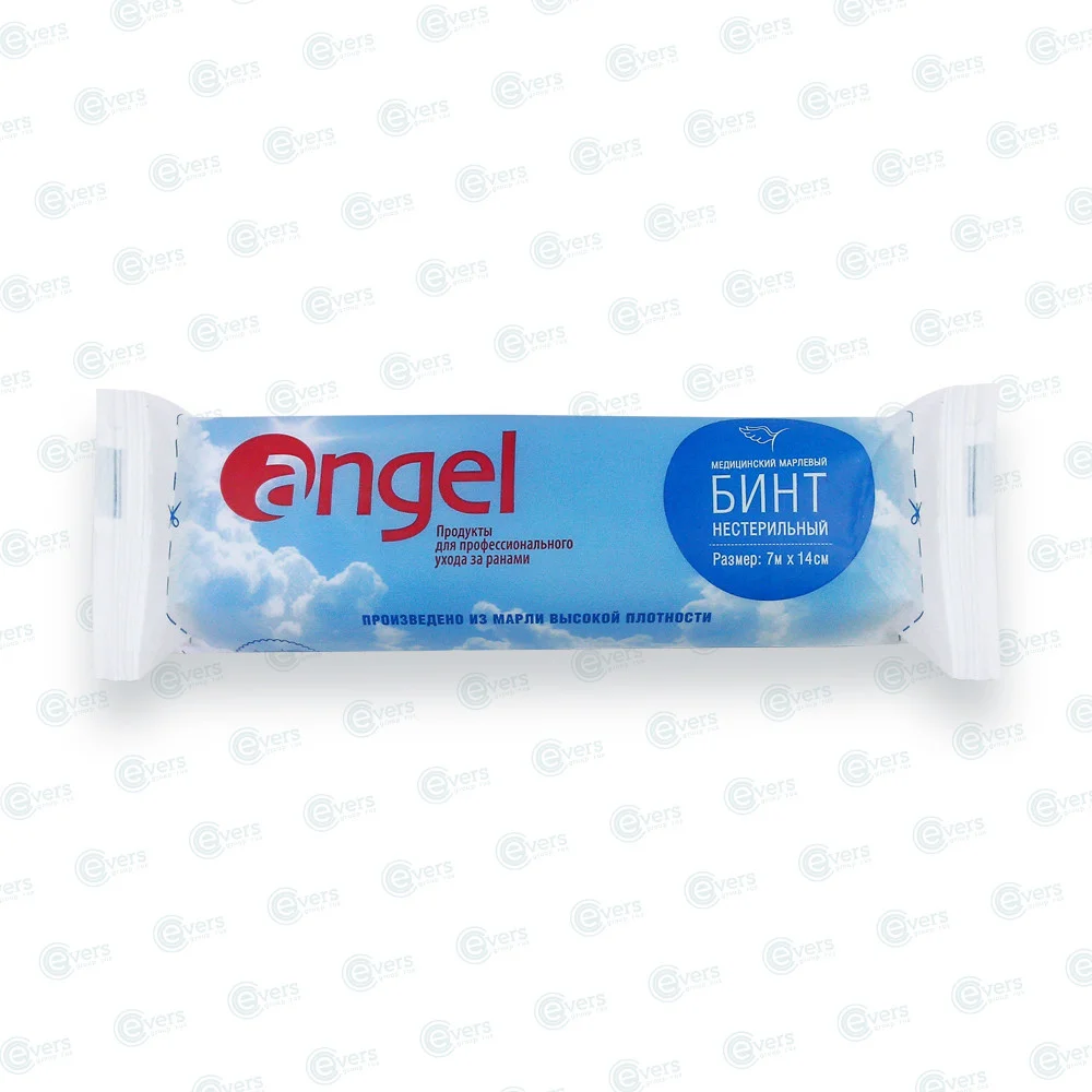 Бинт марлевый медицинский Angel 7 м х 14см
