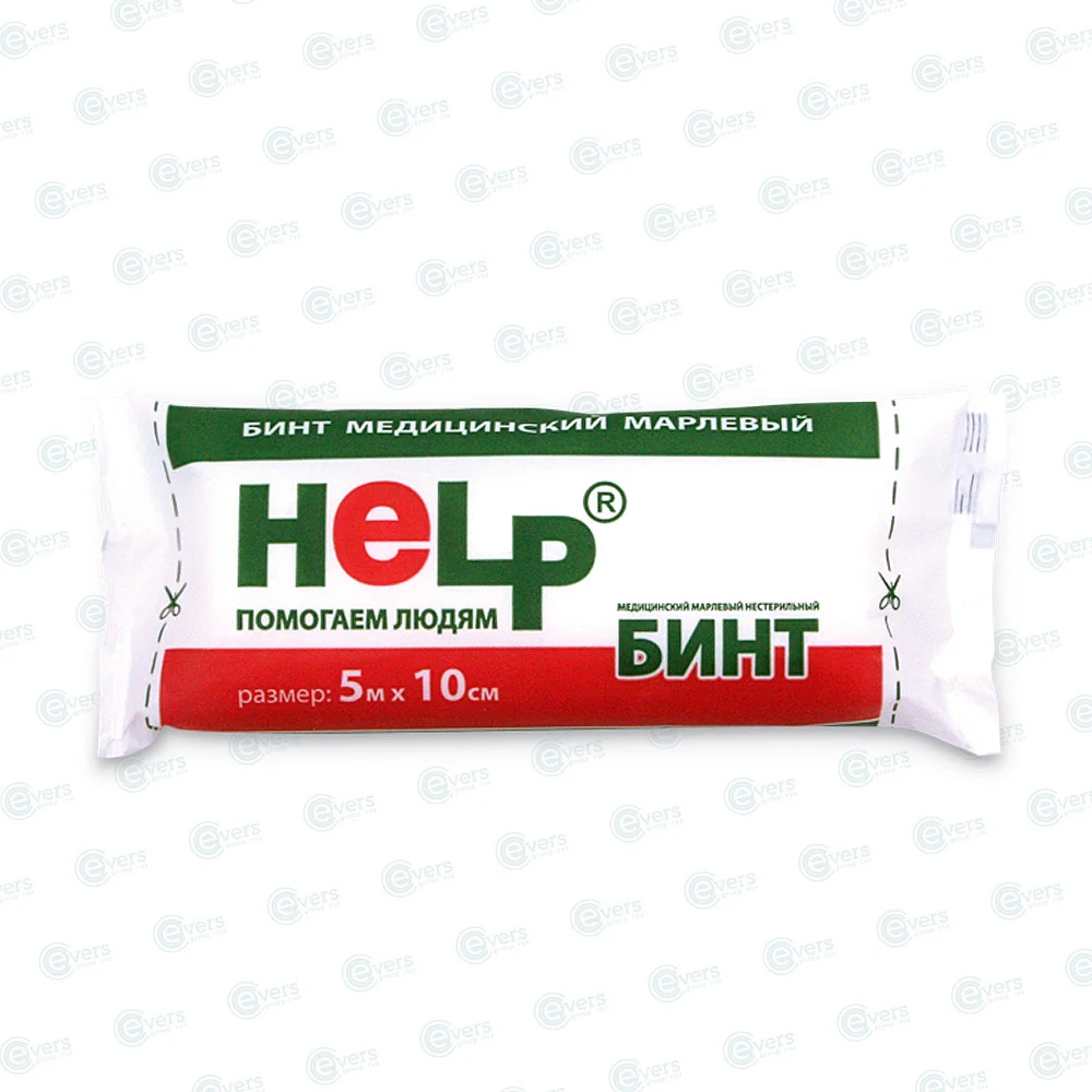 Бинт марлевый медицинский HELP 5 х 10см