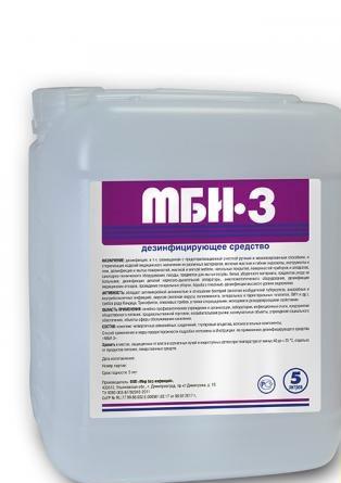 Средство дезинфицирующее МБИ -3, 5 л