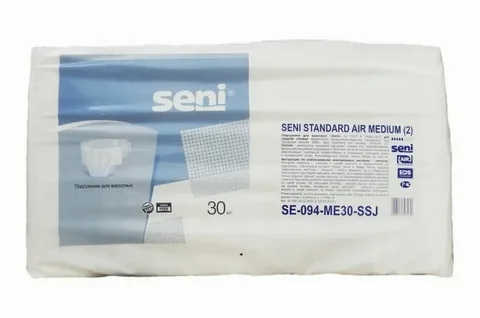 Подгузники для взрослых Seni Standard Air medium 30 шт