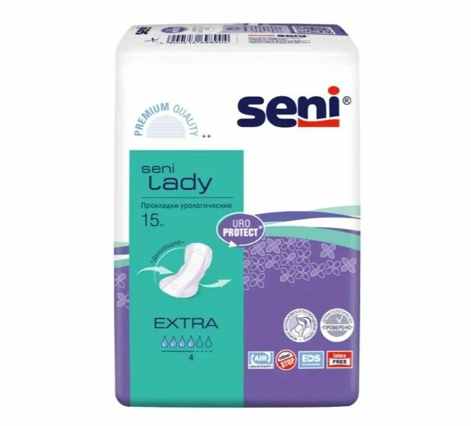 Прокладки для женщин SENI LADY Extra 15 шт