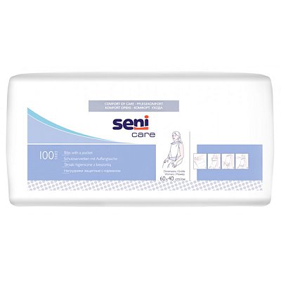 SENI CARE Нагрудники защитные с карманом 100 шт